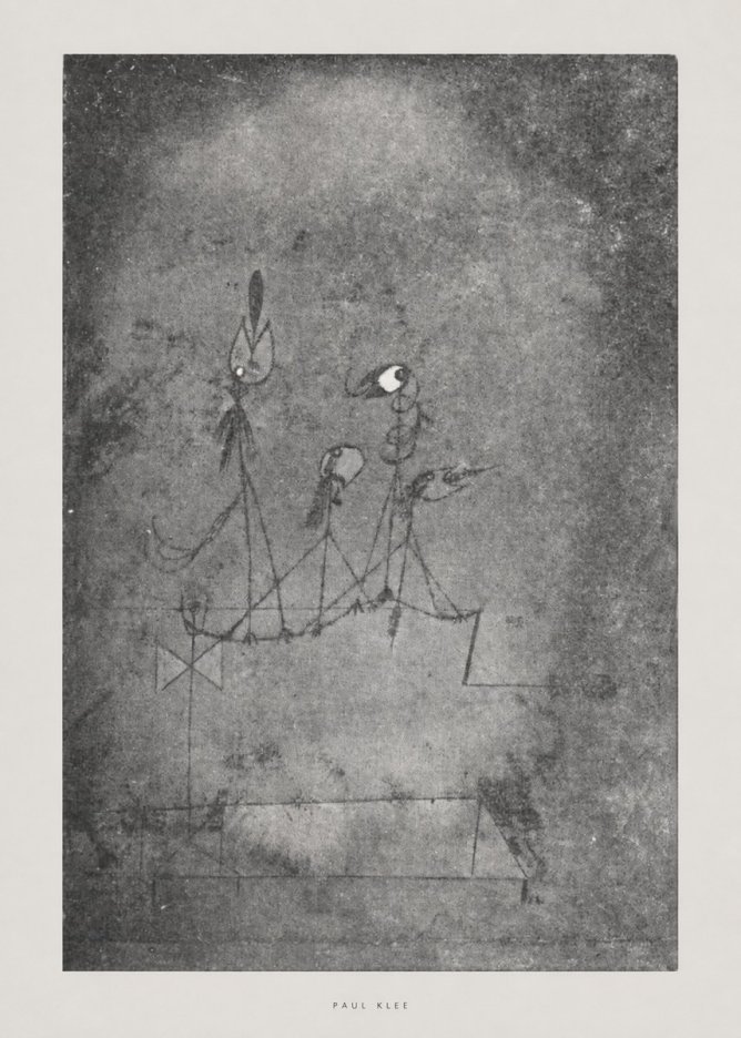 Paul Klee Group of Figures No6 - Poster