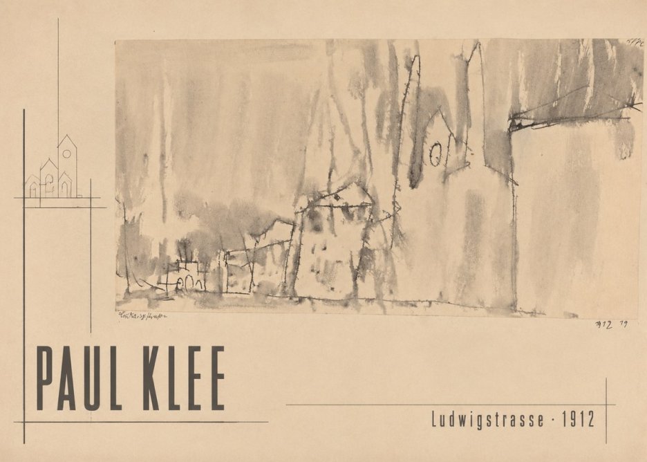 Paul Klee Ludwigstrasse No2 - Poster
