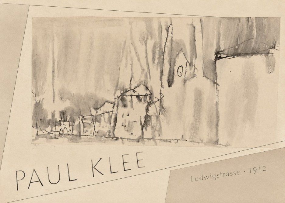 Paul Klee Ludwigstrasse No5 - Poster