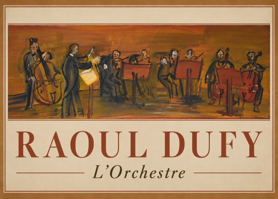 Raoul Dufy L'orchestre No1 - Poster