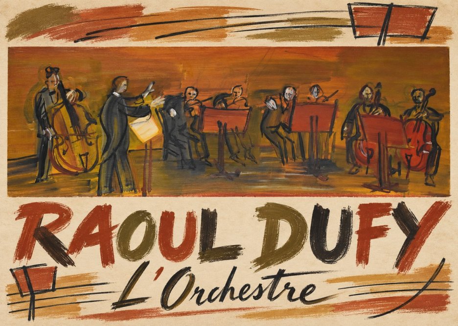 Raoul Dufy L'orchestre No3 - Poster