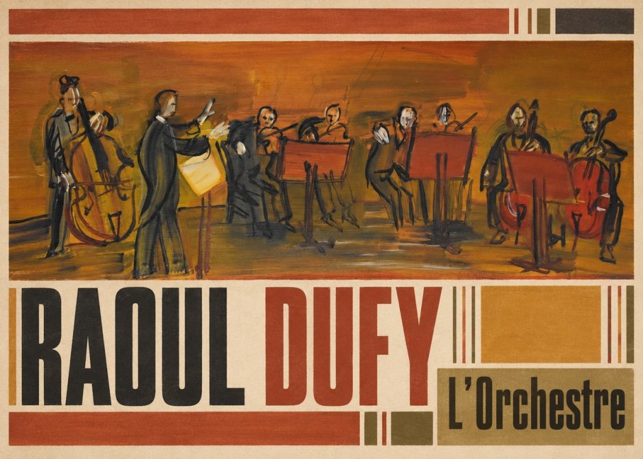 Raoul Dufy L'orchestre No4 - Poster