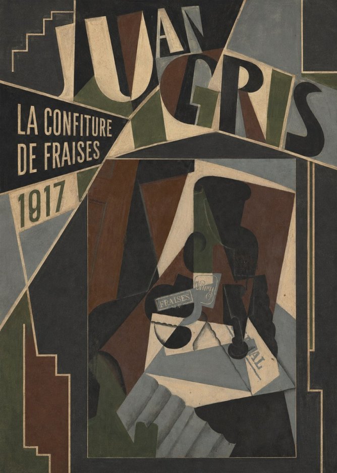 Juan Gris La Confiture De Fraises No5 - Poster
