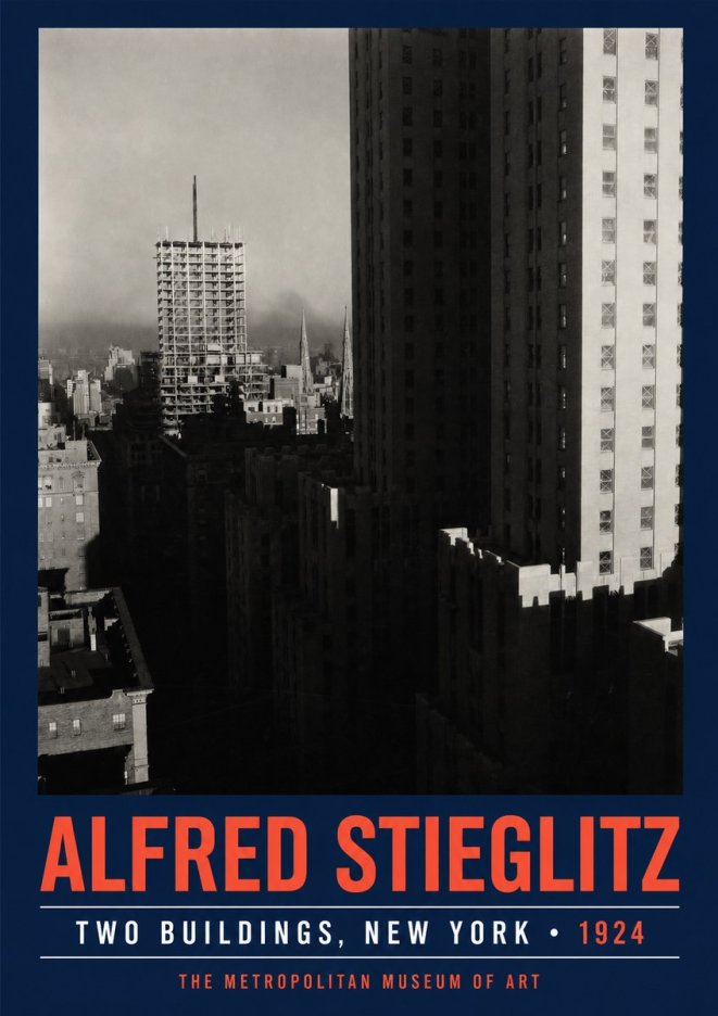 Alfred Stieglitz Two Buildings, New York No2 - Poster