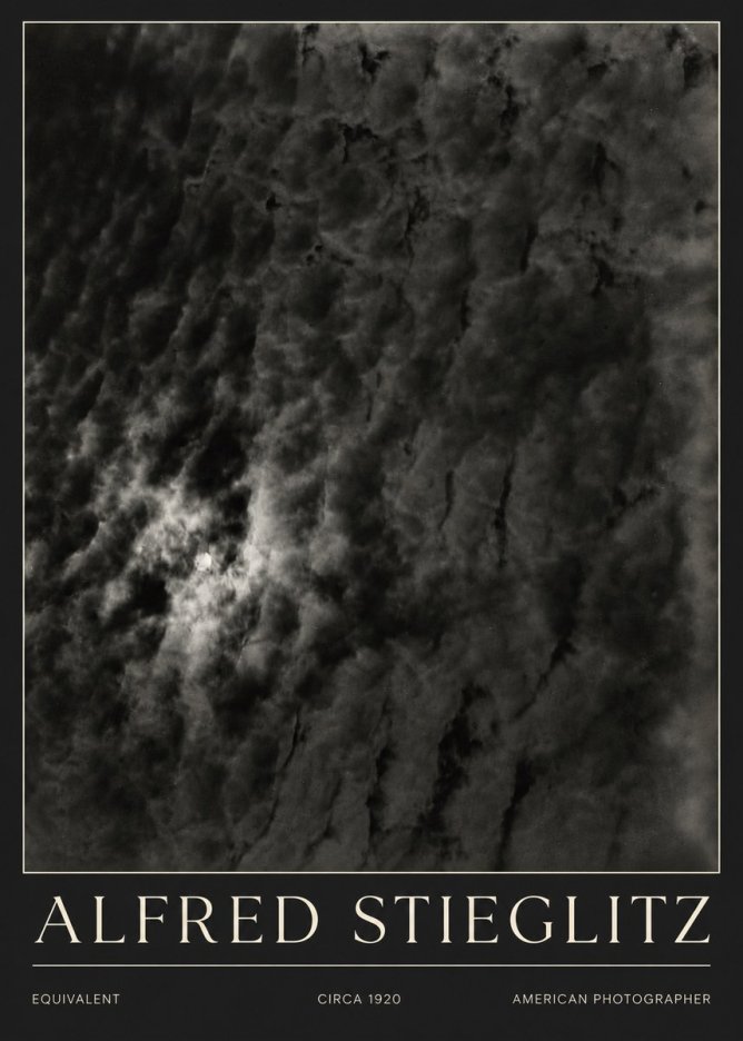 Alfred Stieglitz Equivalent II No5 - Poster