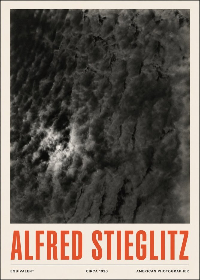 Alfred Stieglitz Equivalent II No6 - Poster