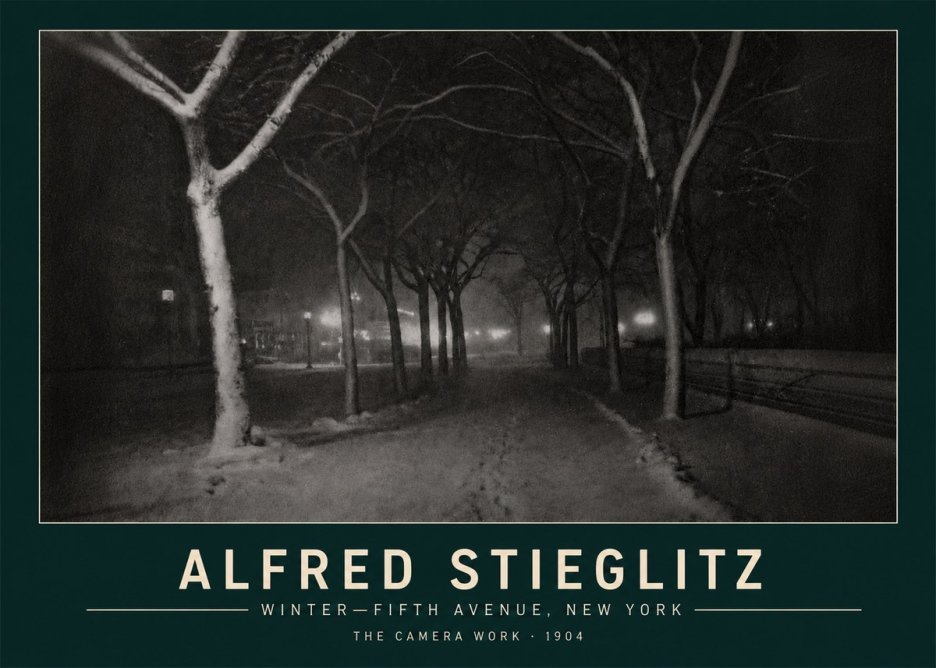 Alfred Stieglitz Winter—fifth Avenue, New York No3 - Poster