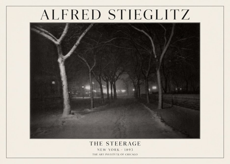 Alfred Stieglitz Winter—fifth Avenue, New York No4 - Poster