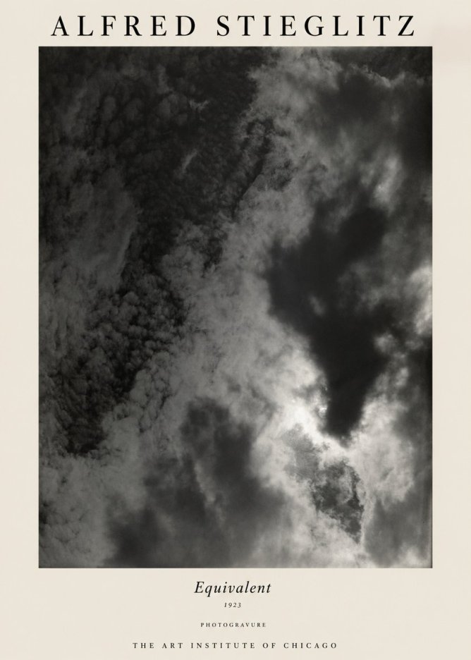 Alfred Stieglitz Equivalent V No1 - Poster