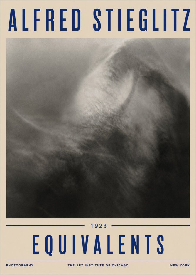Alfred Stieglitz Equivalents III No5 - Poster