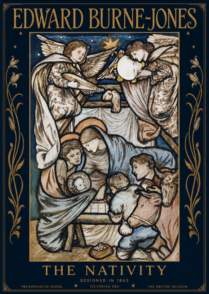 Edward Burne-Jones The Nativity No3 - Poster
