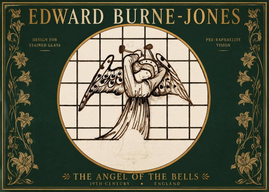 Edward Burne-Jones The Angel of the Bells No2 - Poster