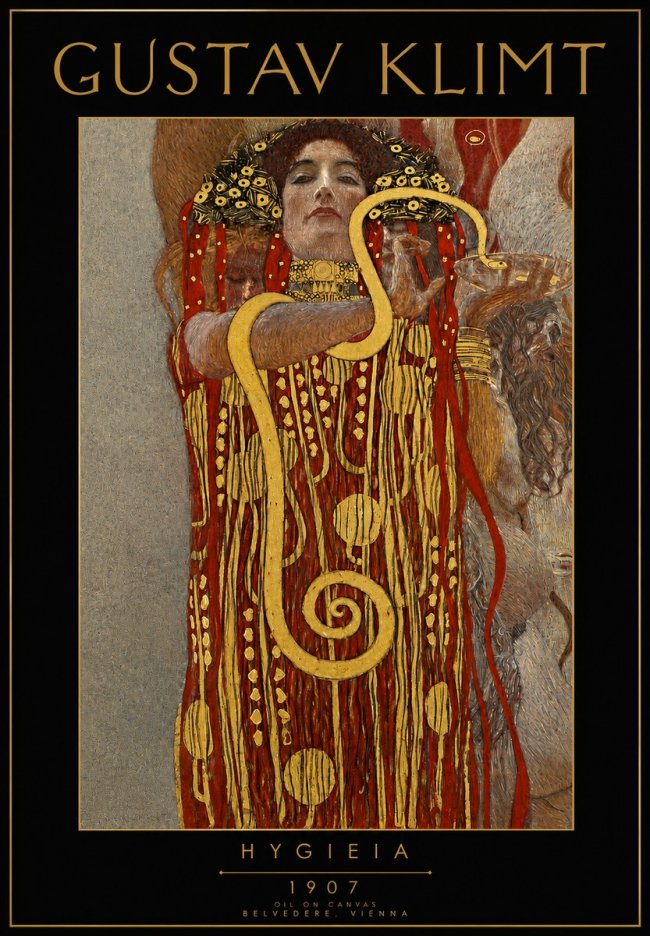 Klimt Hygeia No3 - Poster