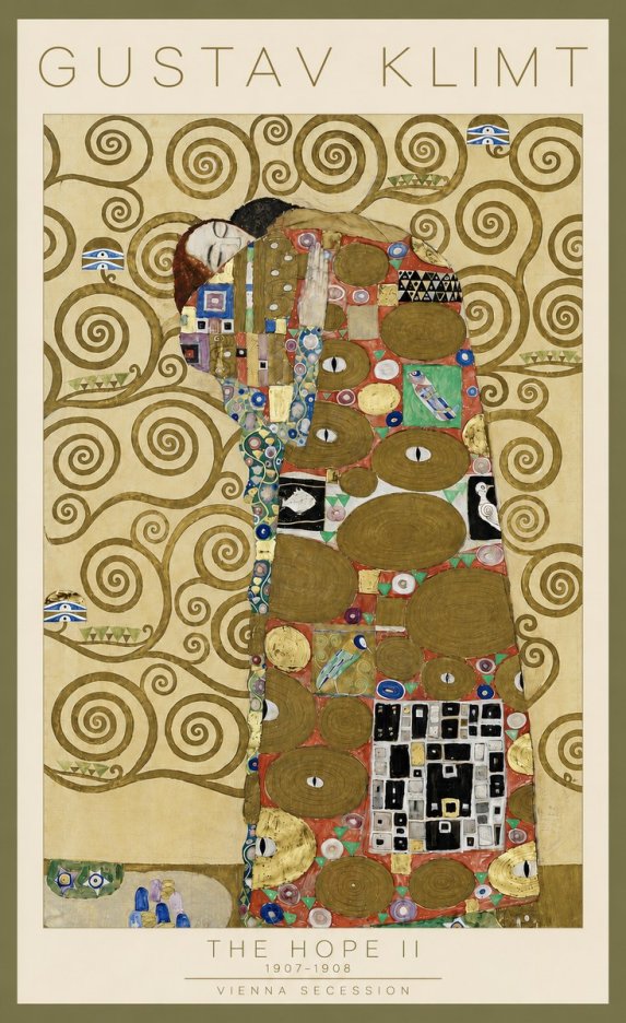 Klimt The Hope Ii No4 - Poster