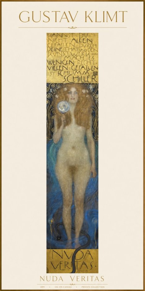 Klimt Nuda Veritas No1 - Poster
