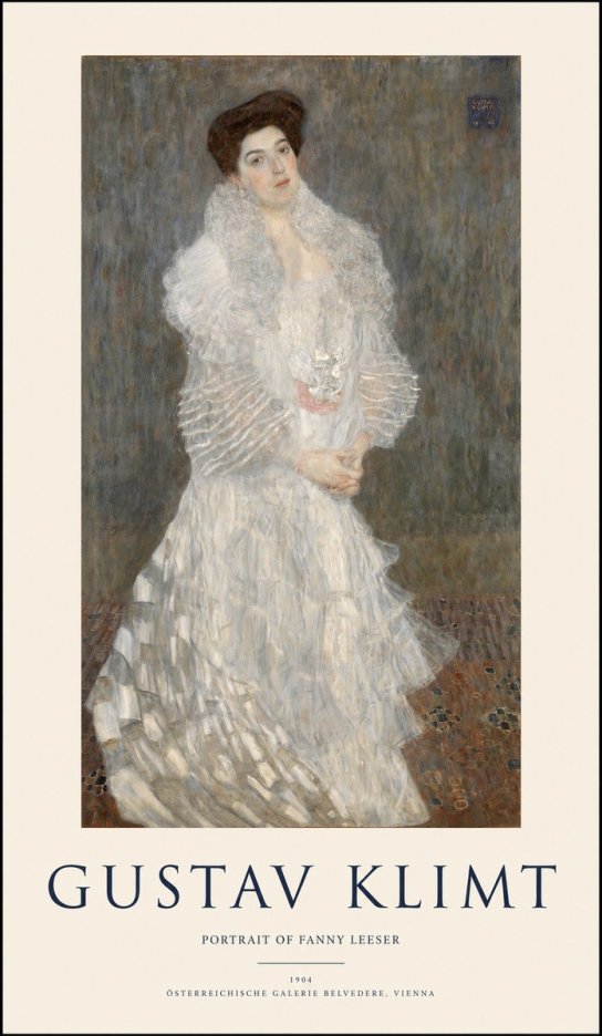 Klimt Portrait of Fanny Leeser No1 - Poster