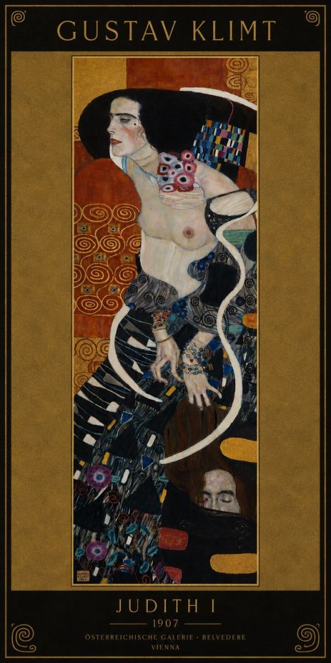 Klimt Judith I No3 - Poster
