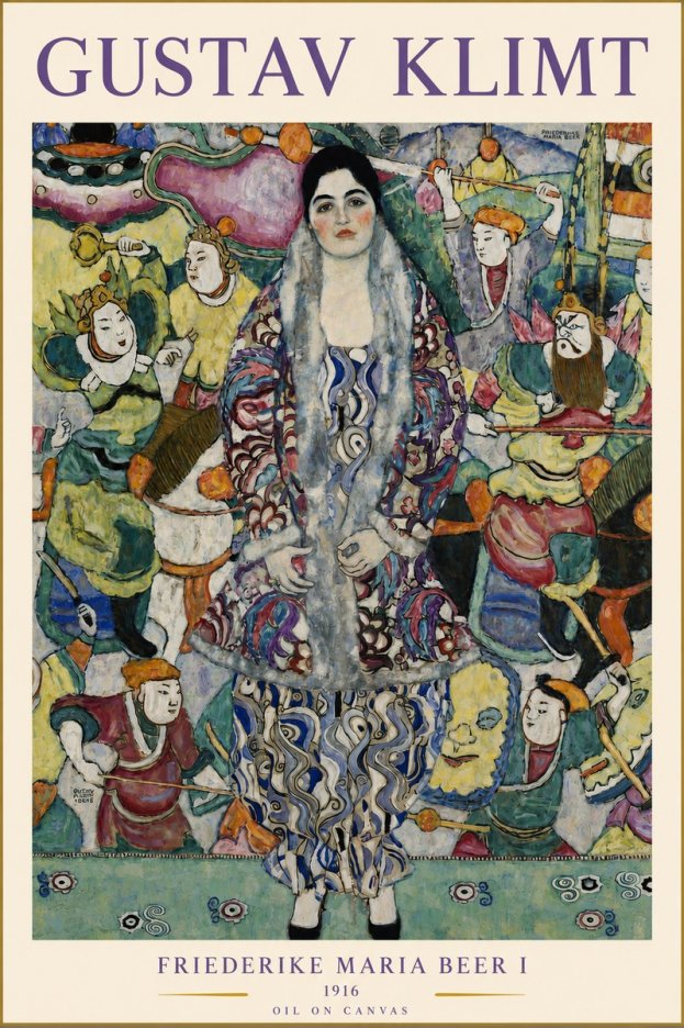 Klimt Friederike Maria Beer I No3 - Poster