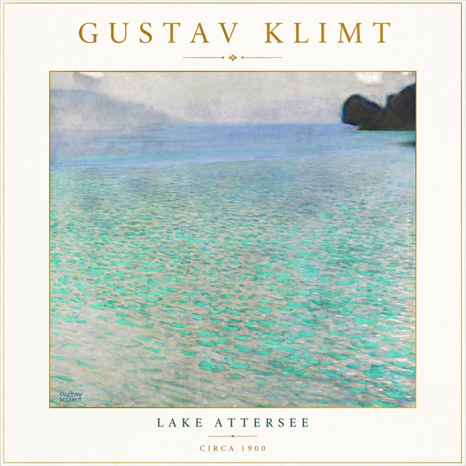 Klimt Lake Attersee No3 - Poster