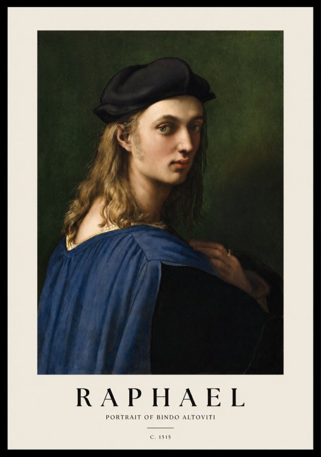 Raphael Portrait of Bindo Altoviti No1 - Poster