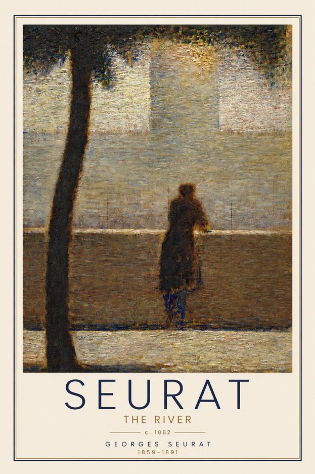 Seurat The River No3 - Poster