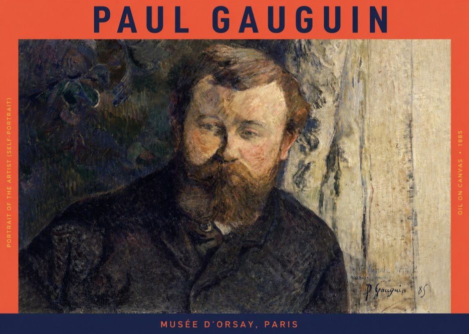Paul Gauguin Portrait of the Artist (Self-portrait) No2 - Poster