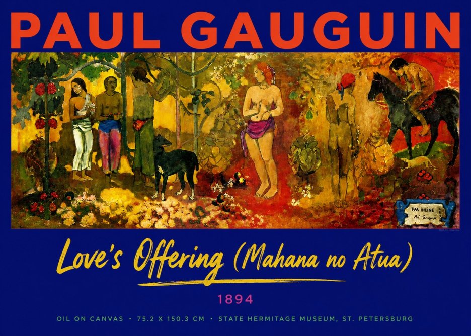 Paul Gauguin Paradise (Parahéréhé) No6 - Poster