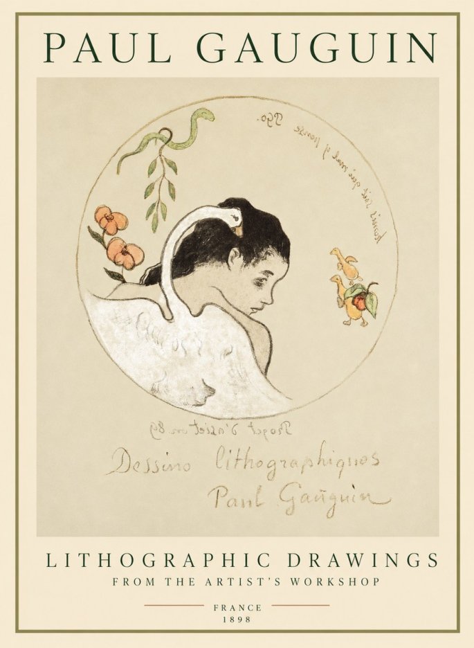 Paul Gauguin Dessins Lithographiques No1 - Poster