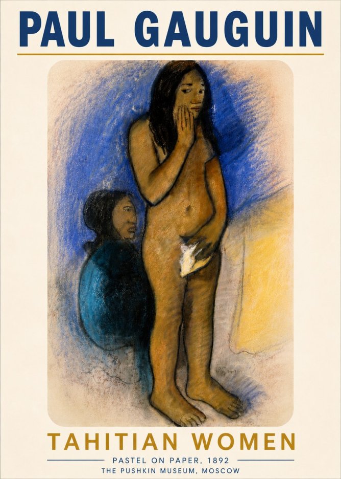 Paul Gauguin Tahitian Women No6 - Poster