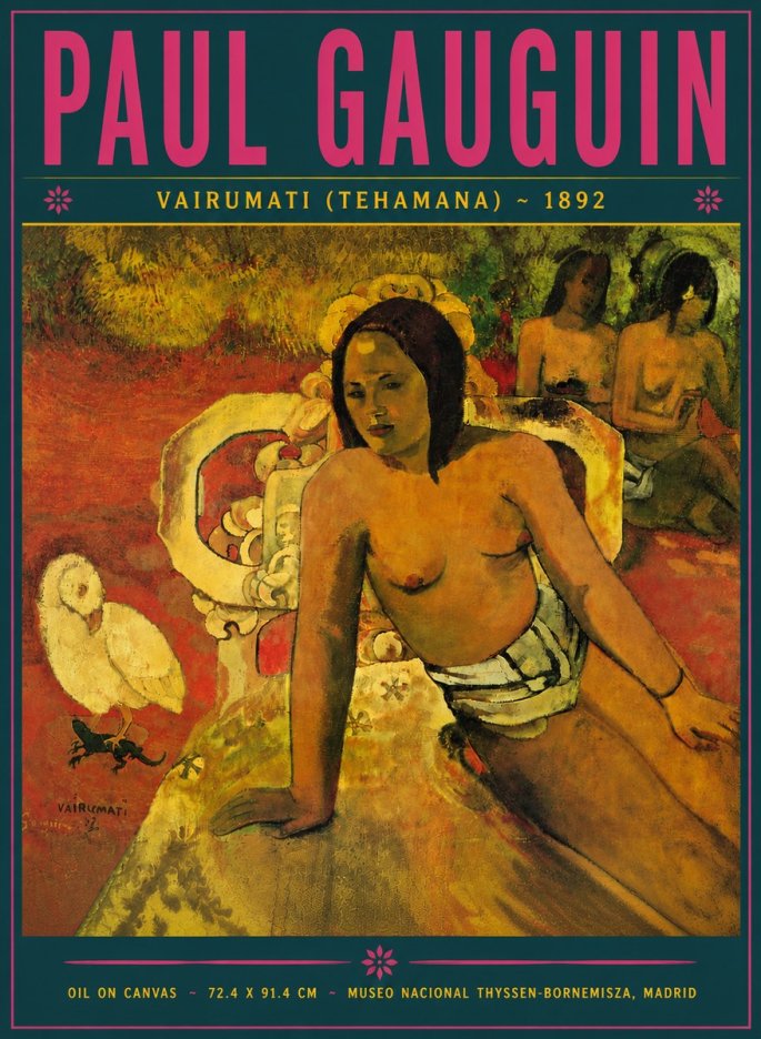 Paul Gauguin Vairumati (Tehamana) No5 - Poster
