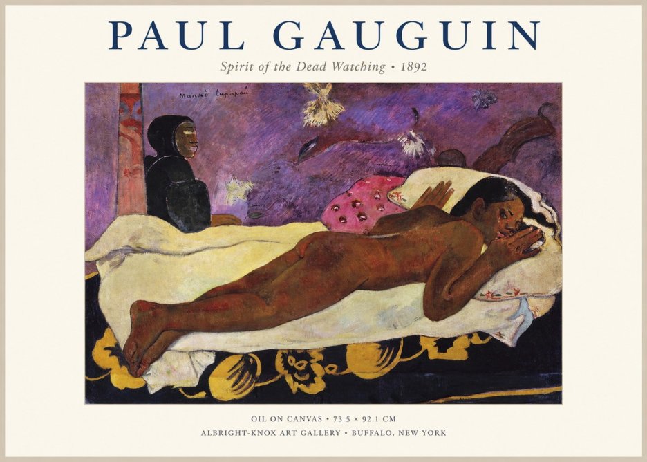 Paul Gauguin Manao Tupapau (the Spirit of the Dead Watches) No5 - Poster