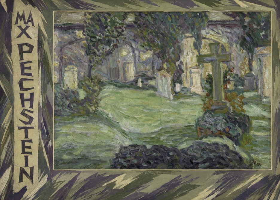 Max Pechstein Cemetery No2 - Poster