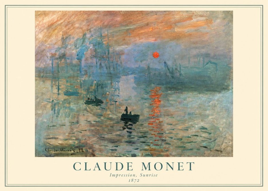 Monet Impression, Sunrise II No2 - Poster