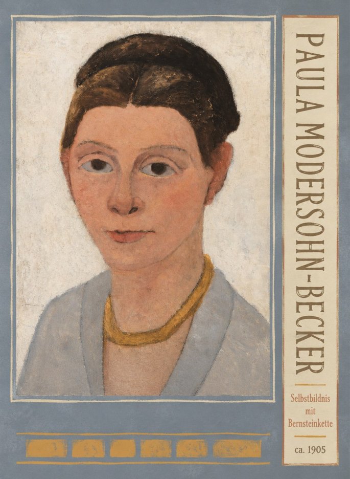 Paula Modersohn-Becker Selbstbildnis Mit Bernsteinkette No5 - Poster