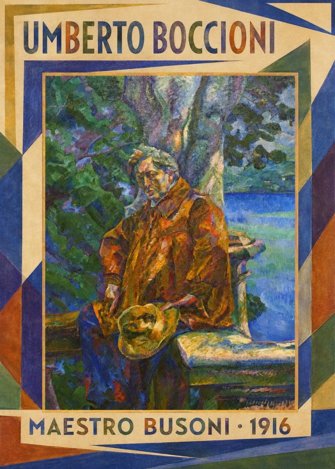 Umberto Boccioni Maestro Busoni No1 - Poster