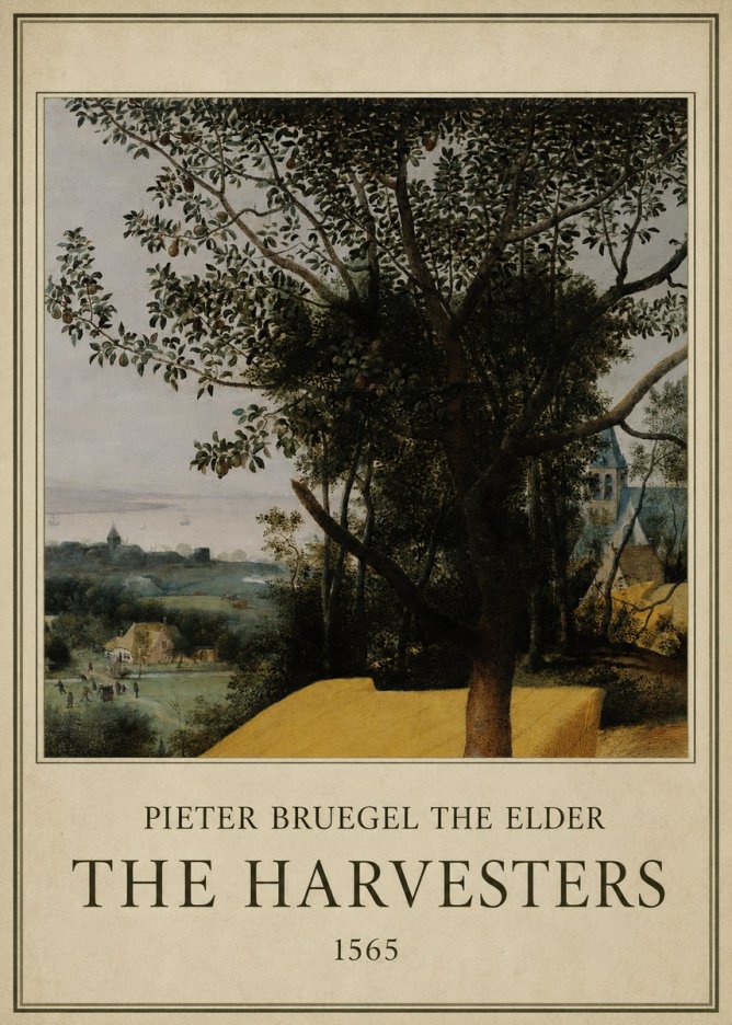 Pieter Bruegel The Harvesters III No1 - Poster