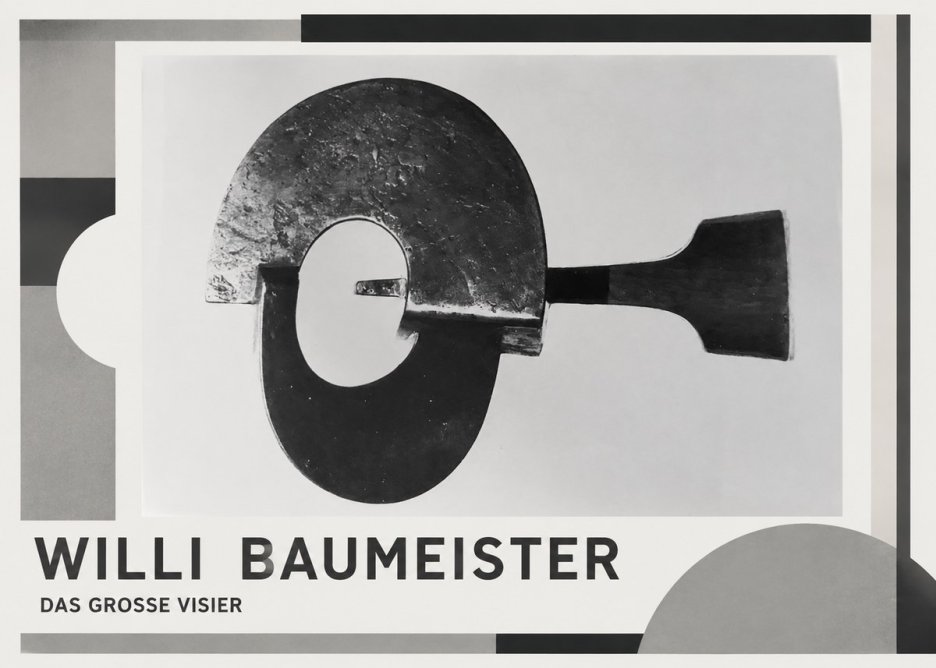 Willi Baumeister Das Grosse Visier No1 - Poster