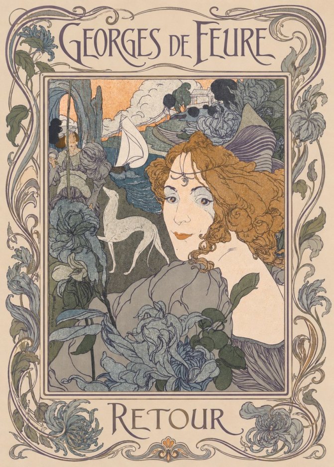Georges de Feure Retour No3 - Poster