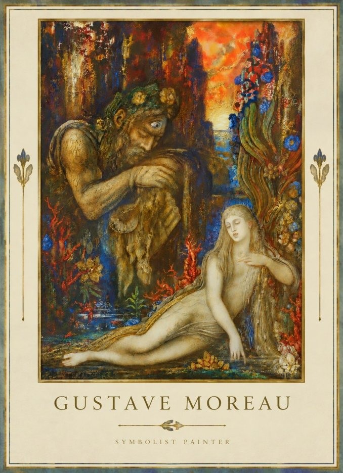 Gustave Moreau Galatea I No3 - Poster