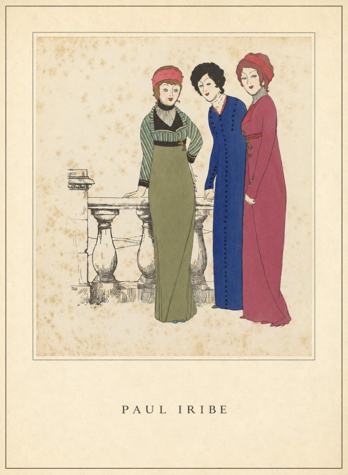 Paul Iribe Fashionable Ladies No5 - Poster