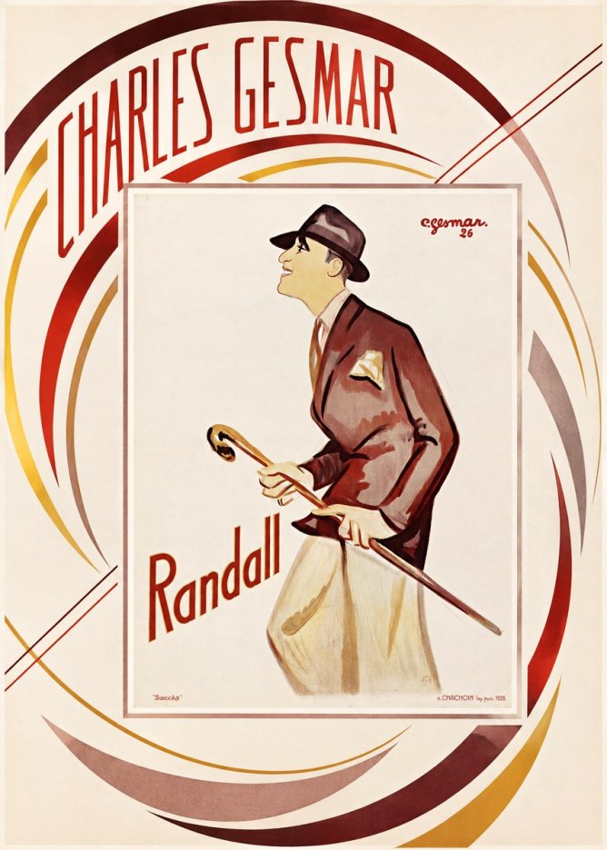 Charles Gesmar Randall I No6 - Poster