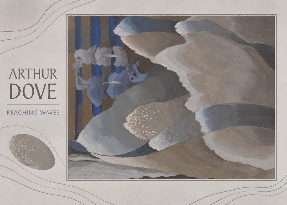 Arthur Dove Reaching Waves No3 - Poster