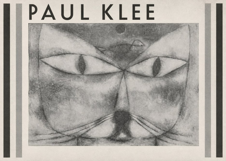 Paul Klee Cat and Bird No1 - Poster