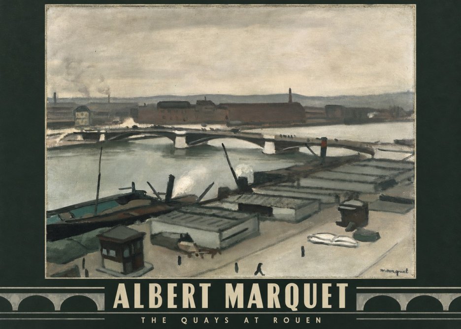 Albert Marquet The Quays at Rouen No4 - Poster