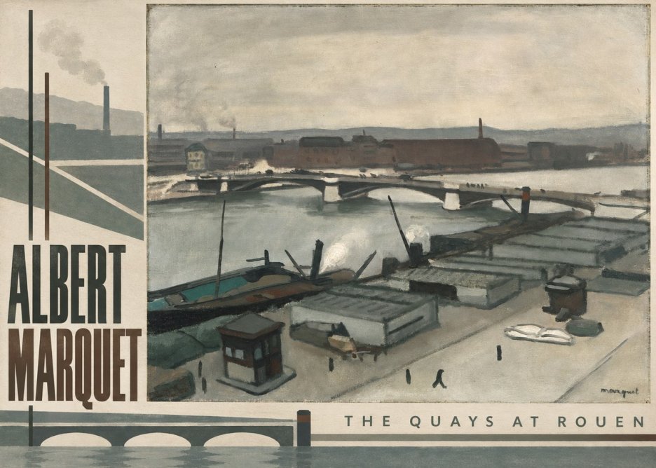 Albert Marquet The Quays at Rouen No5 - Poster