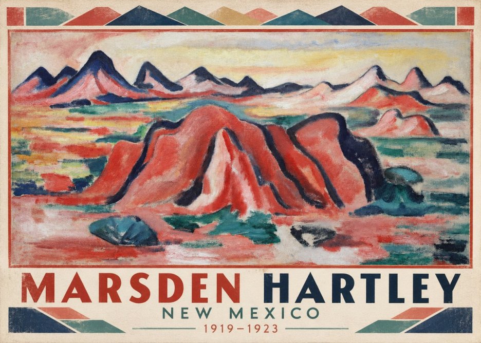 Marsden Hartley New Mexico No1 - Poster