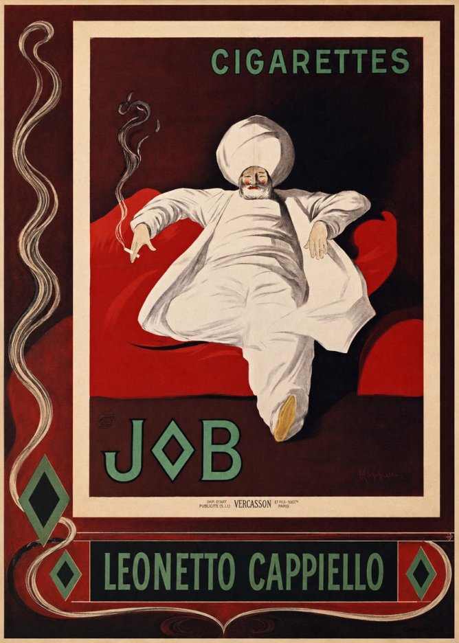 Leonetto Cappiello Job Cigarettes No2 - Poster
