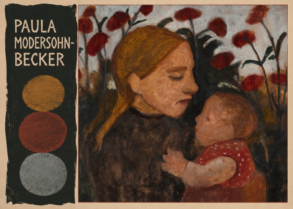 Paula Modersohn-Becker Mother and Child No5 - Poster