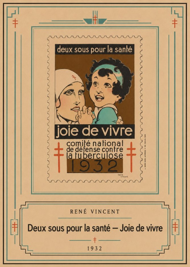 René Vincent Deux Sous Pour La Santé - Joie De Vivre No3 - Poster