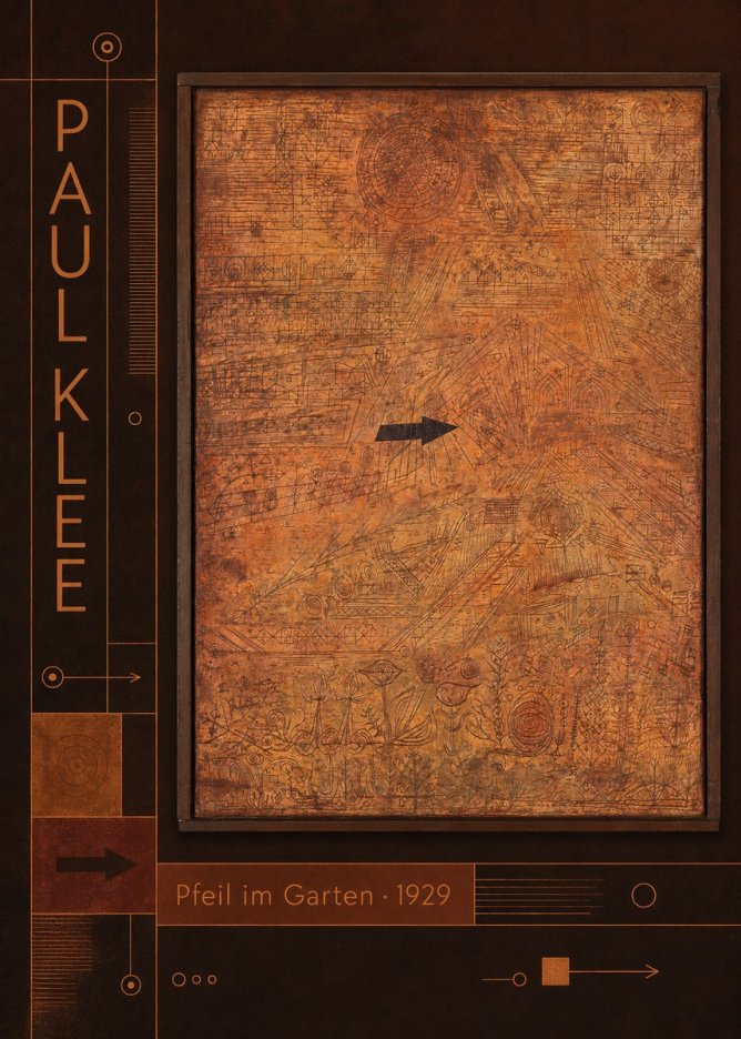 Paul Klee Pfeil Im Garten No2 - Poster